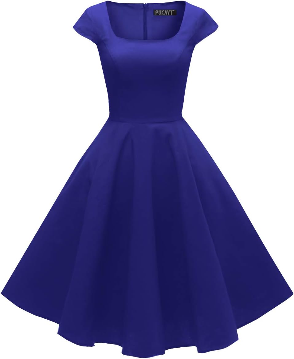 Women's Cocktail Dress 1950s Retro Swing Dress