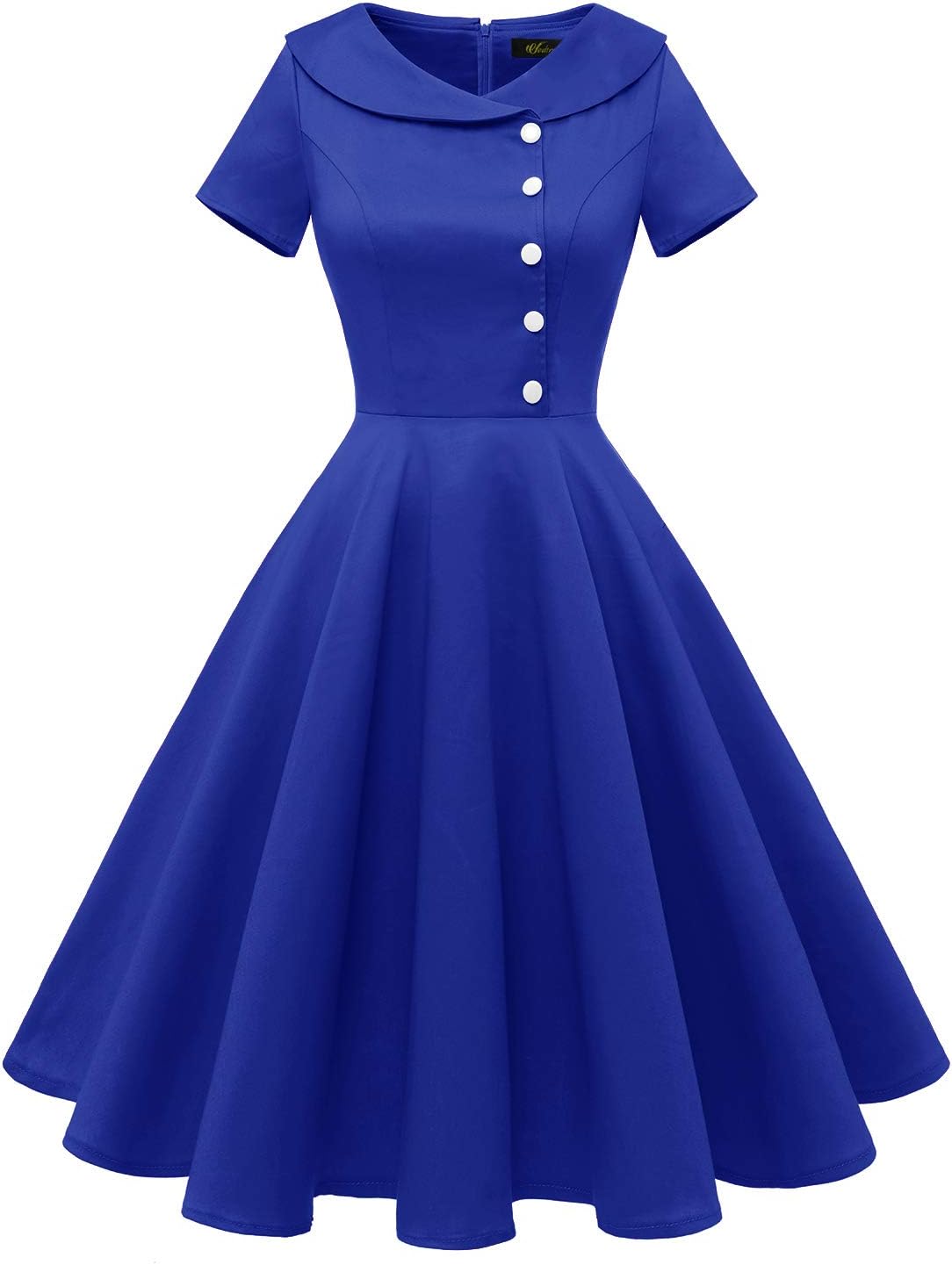 Wedtrend Women's 1950s Vintage Audrey Hepburn Style Cocktail Swing Dresses
