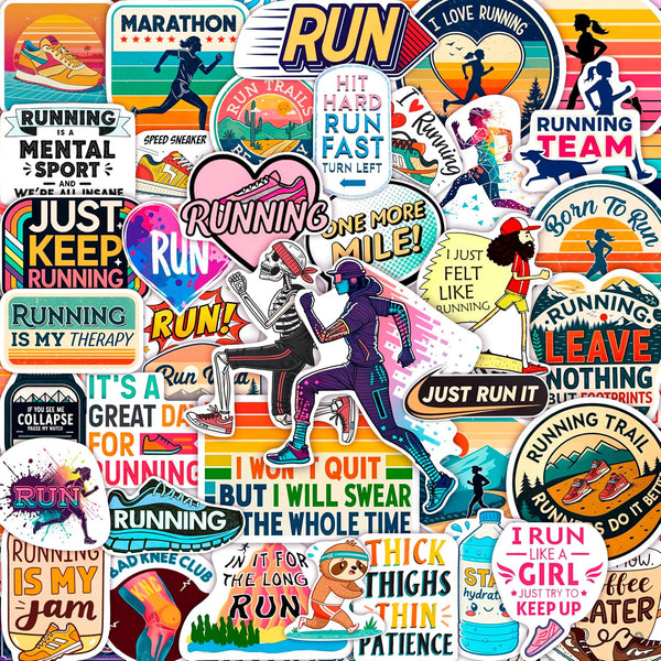100Pcs Classic Rock Stickers — Rockabilly Guitar & Music Emblems