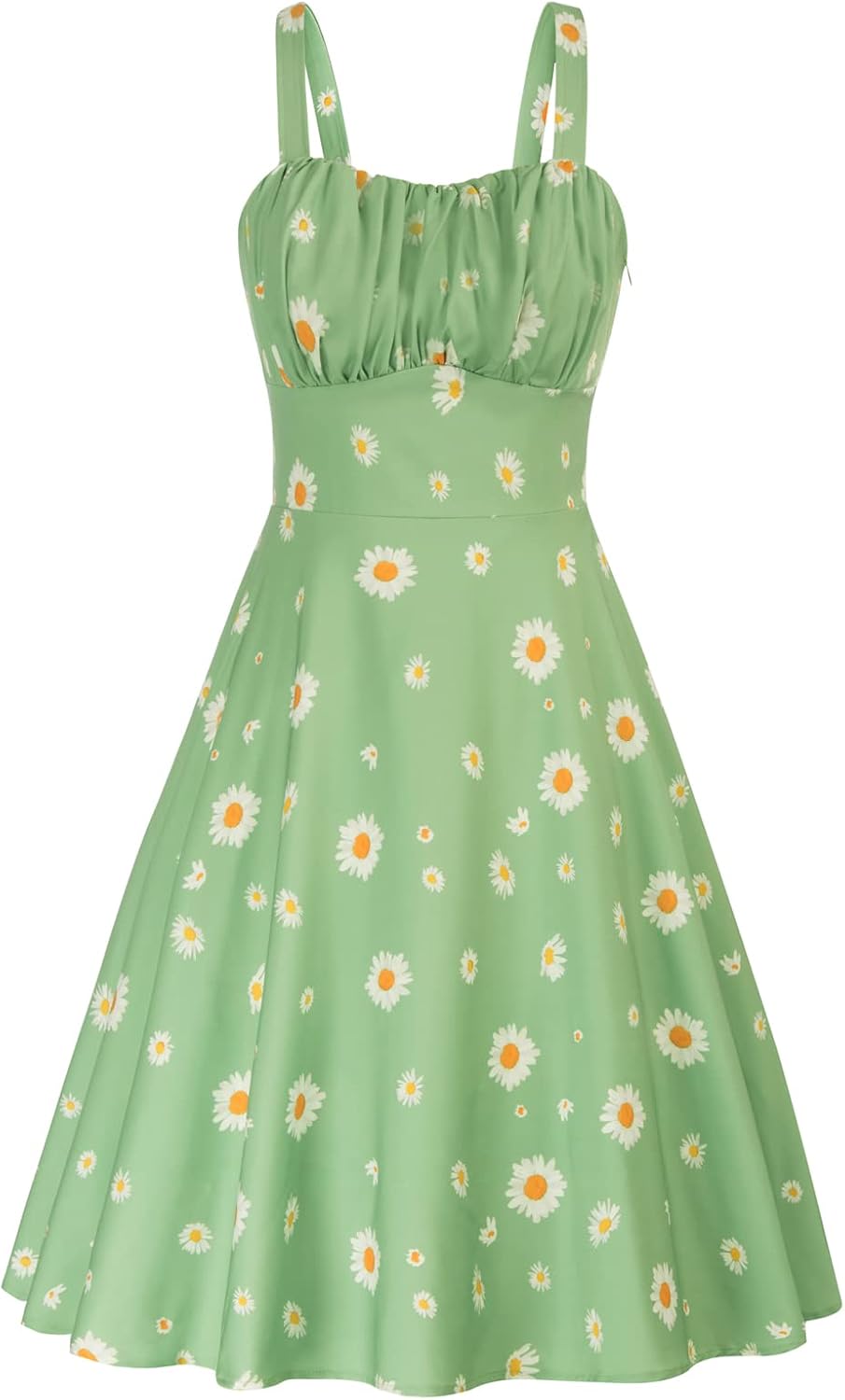 Belle Poque Womens Vintage A-line Midi Cocktail Party Dress