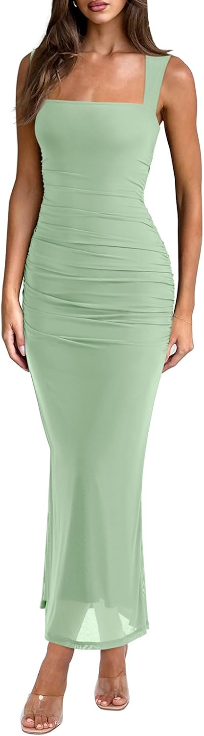 REORIA Summer Wedding Guest Maxi Dresses for Women
