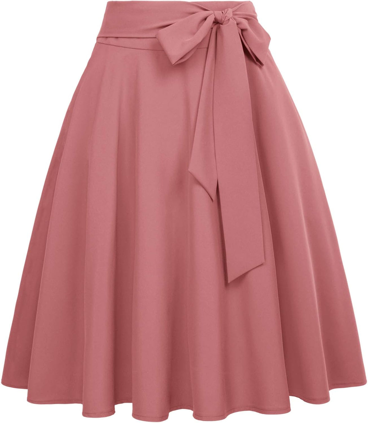 Belle Poque Women High Waisted A Line Skirt with Pockets