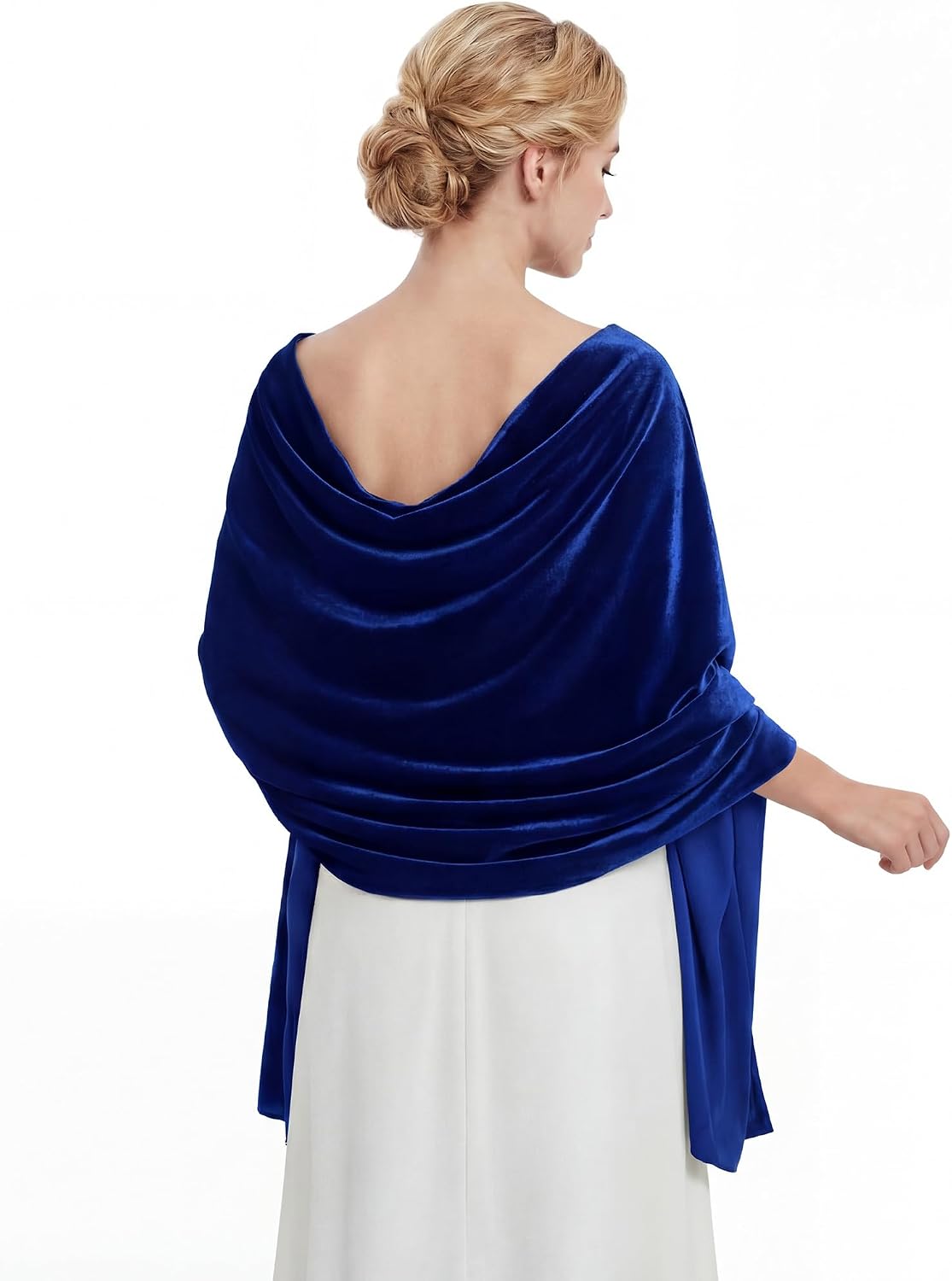 Geyoga Women Velvet Scarfs Shawl and Wrap for Evening Dresses