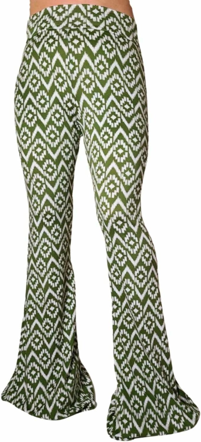Women's High Waist Wide Leg Long Palazzo Bell Bottom