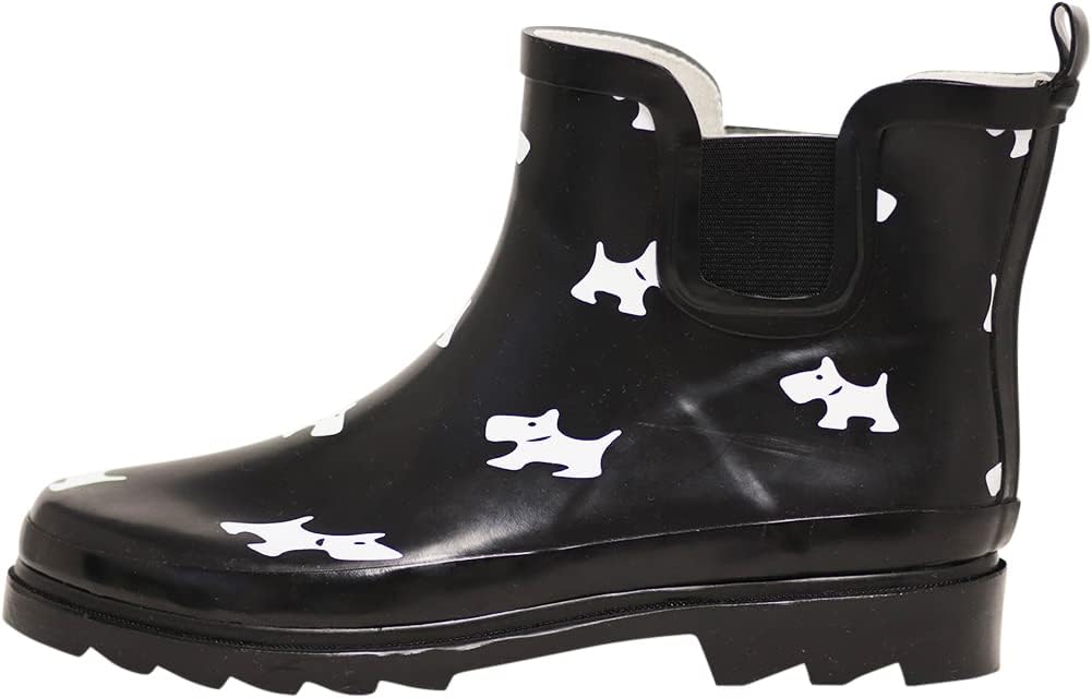 Womens Ankle Rain Boots - Ladies Waterproof Winter Spring