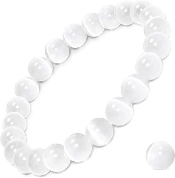 Natural Gemstone Stretch Elastic Bracelet