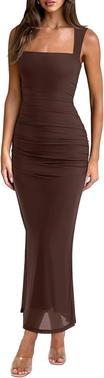 REORIA Summer Wedding Guest Maxi Dresses for Women
