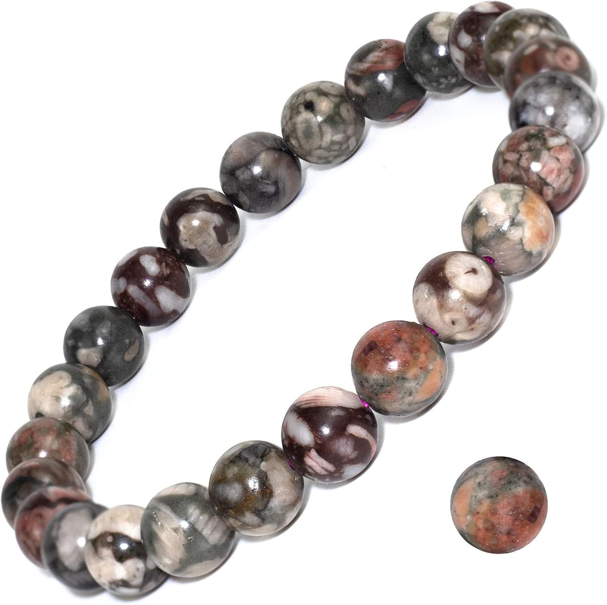 Natural Gemstone Stretch Elastic Bracelet