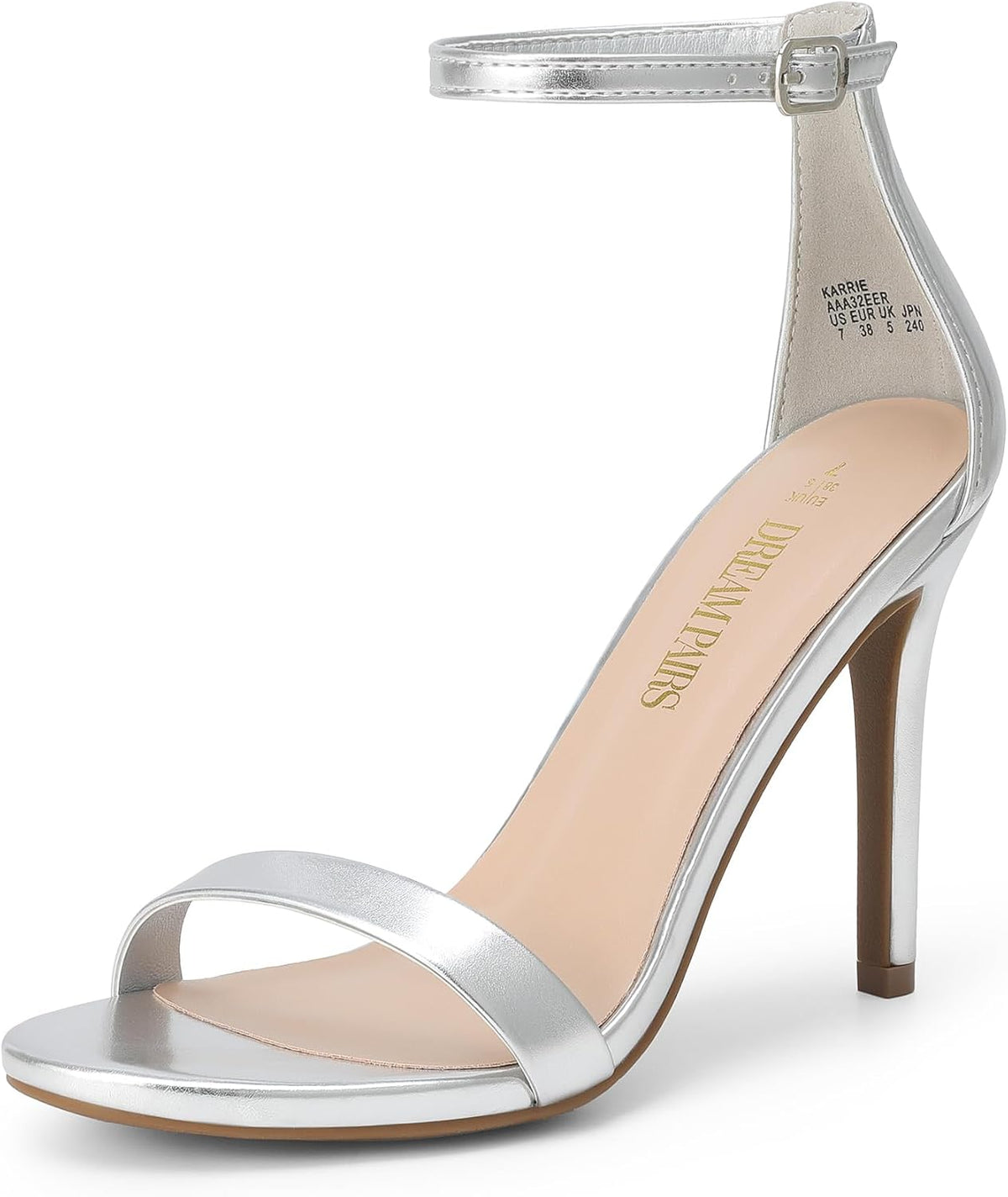 DREAM PAIRS Women's High Heels Stilettos Sandals