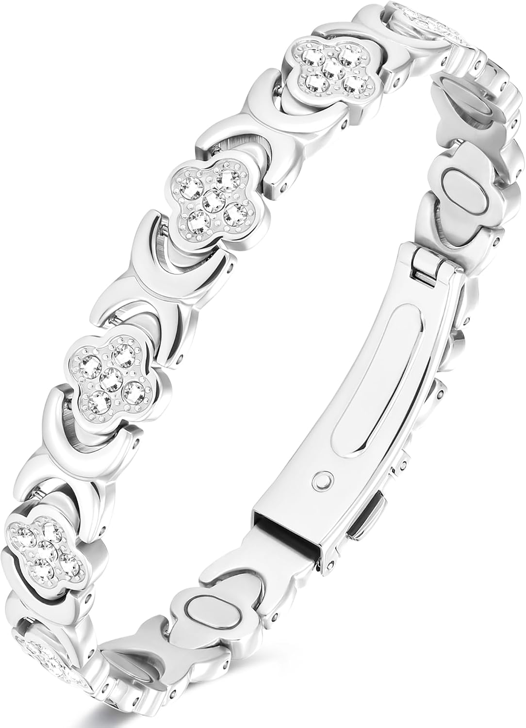 Feraco Pure Copper Bracelets for Women, Ultra Strength Magnetic Bracelet
