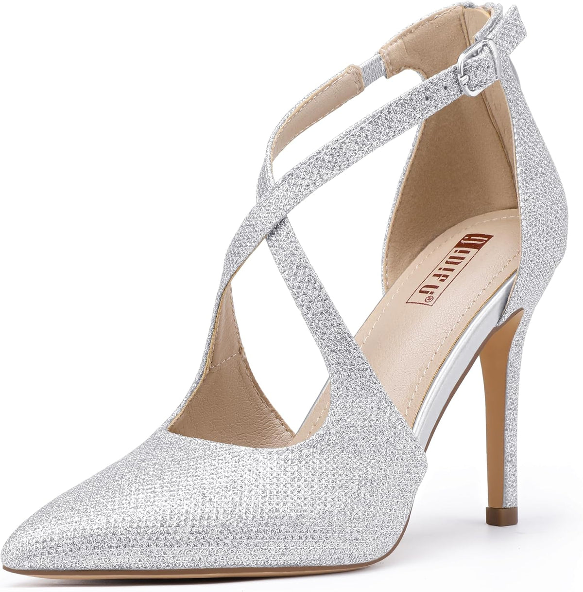 IDIFU Women's Pumps IN4 Closed Toe Stiletto High Heels Dress Shoes