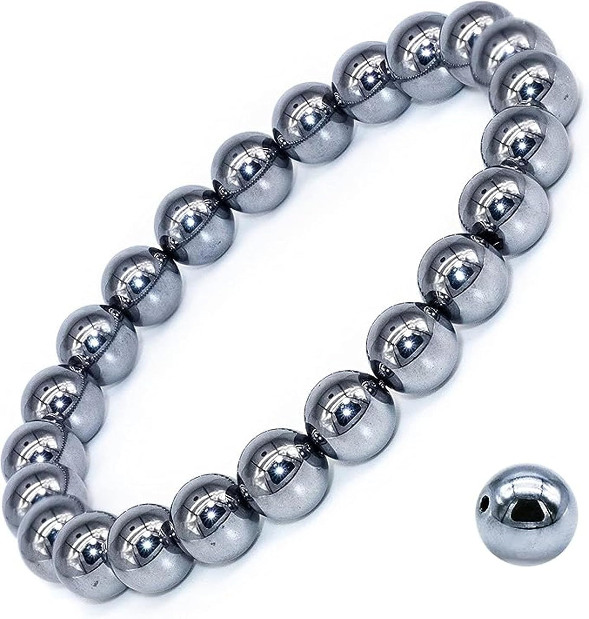 Natural Gemstone Stretch Elastic Bracelet