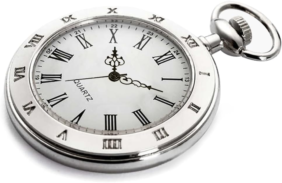 Vintage Pocket Watches for Men with Chains, Analog Pocketwatch for Wom