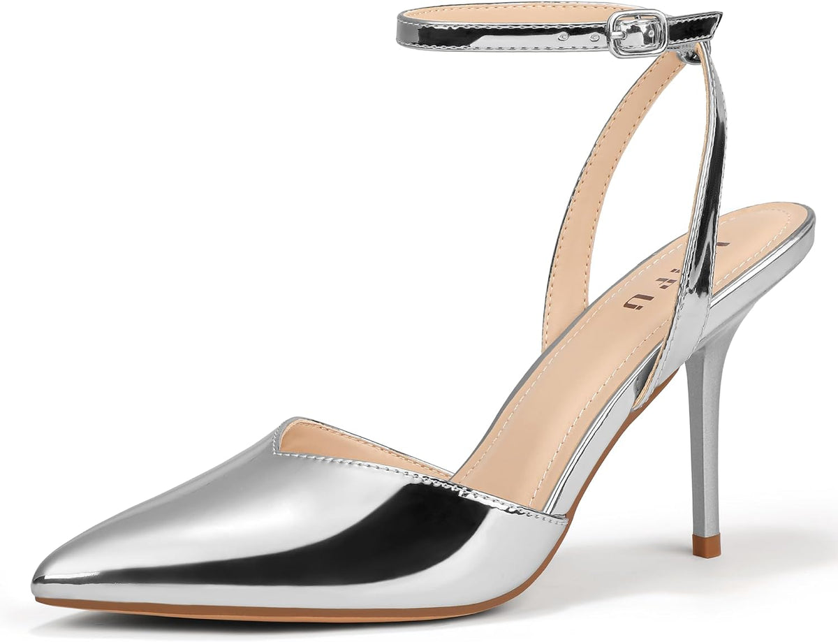 IDIFU IN4 High Heels for Women Stiletto Pumps Closed Toe