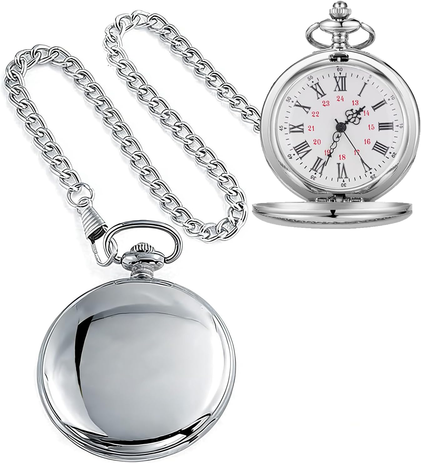 Smooth Pocket Watch,Personalized Pocket Watch,Customized Watches for M