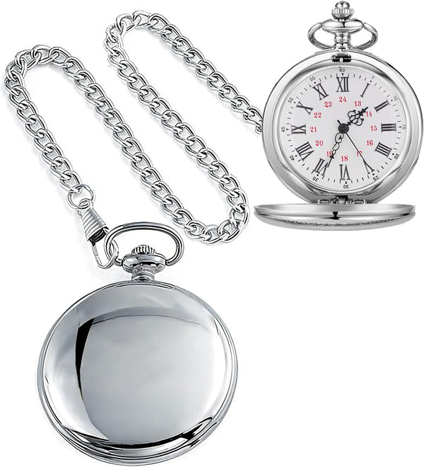 Smooth Pocket Watch,Personalized Pocket Watch,Customized Watches for M
