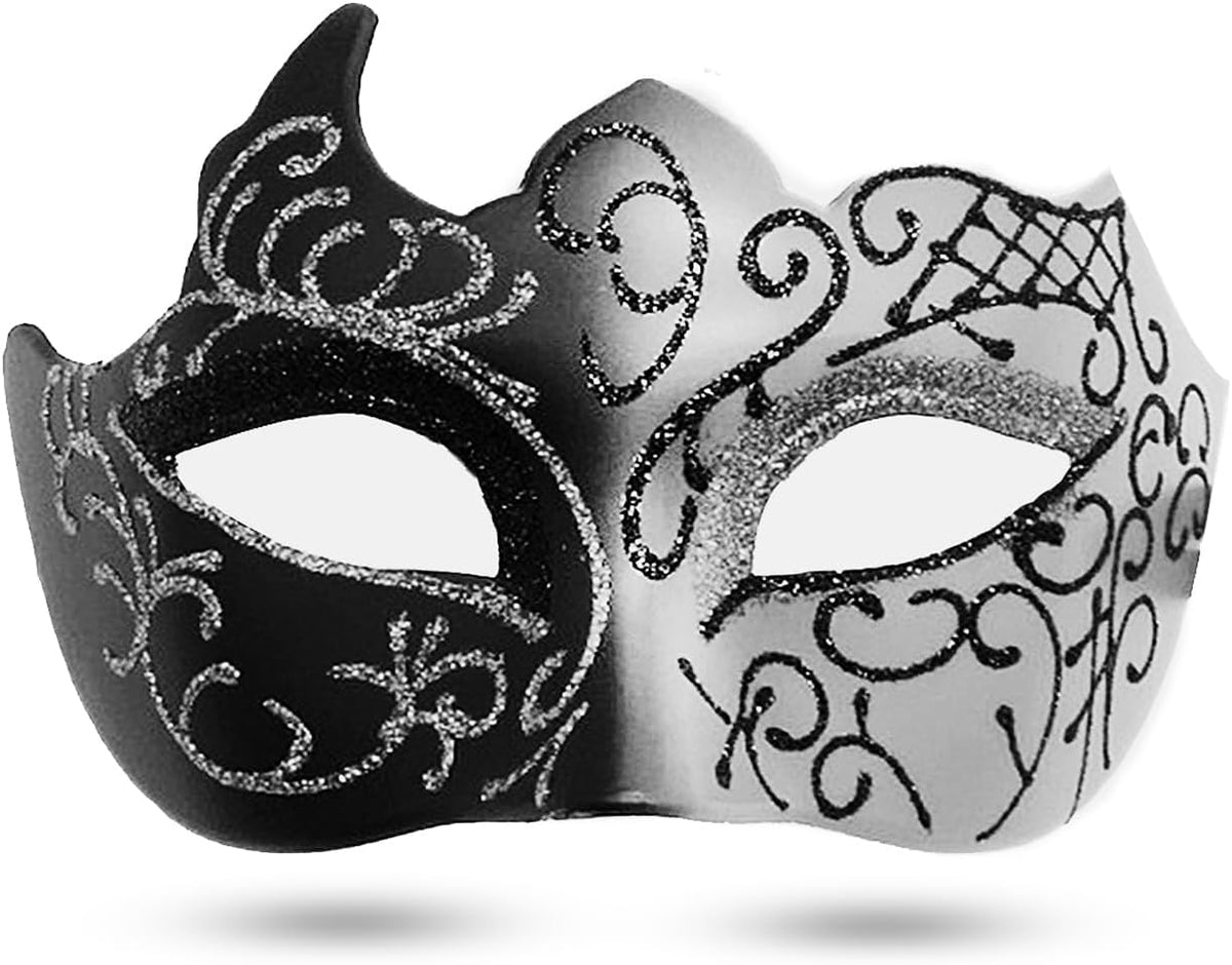 Masquerade Mask for Men Vintage Venetian Mask Halloween Mask for Party Prom Ball Costume Mask