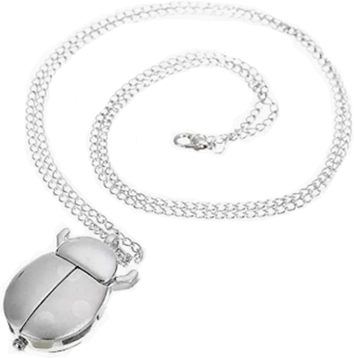 New Absolute Fancy Ladybug Vintage Quartz Animal Pocket Necklace Watch