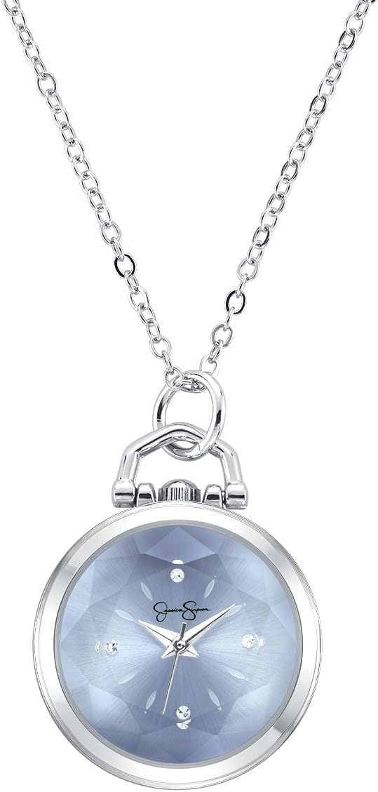 Jessica Simpson Pendant Necklace Watch for Women