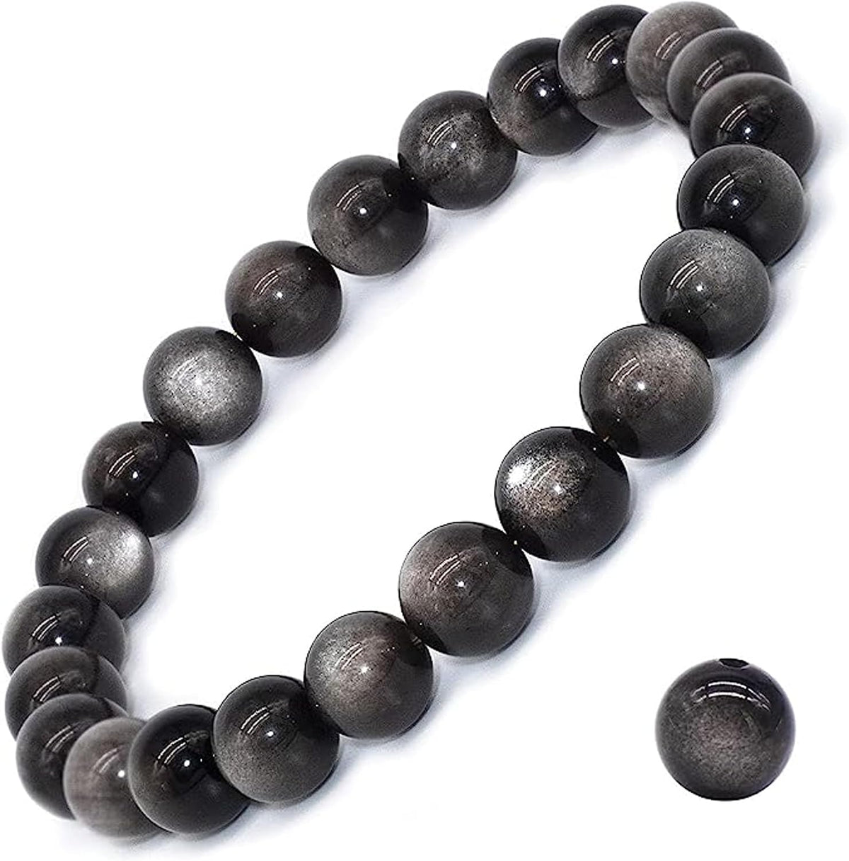 Natural Gemstone Stretch Elastic Bracelet