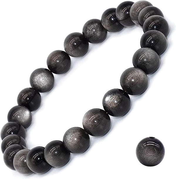Natural Gemstone Stretch Elastic Bracelet
