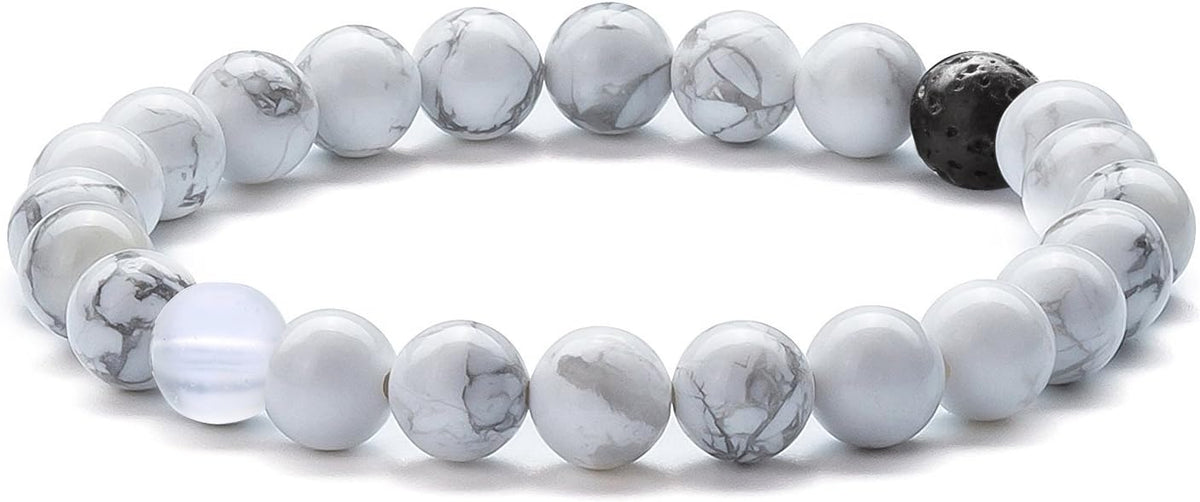 Men Women 8mm Tiger Eye Stone Beads Bracelet