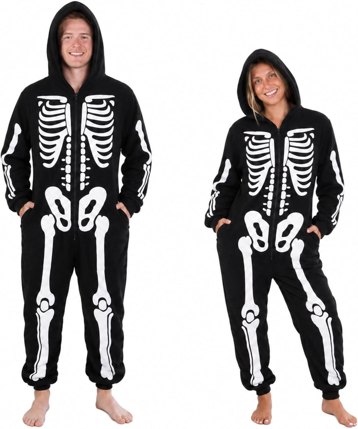 Funziez! Slim Adult Onesie - Food and Animal Costume - One Piece Cosplay Suit for Adults, Women and Men