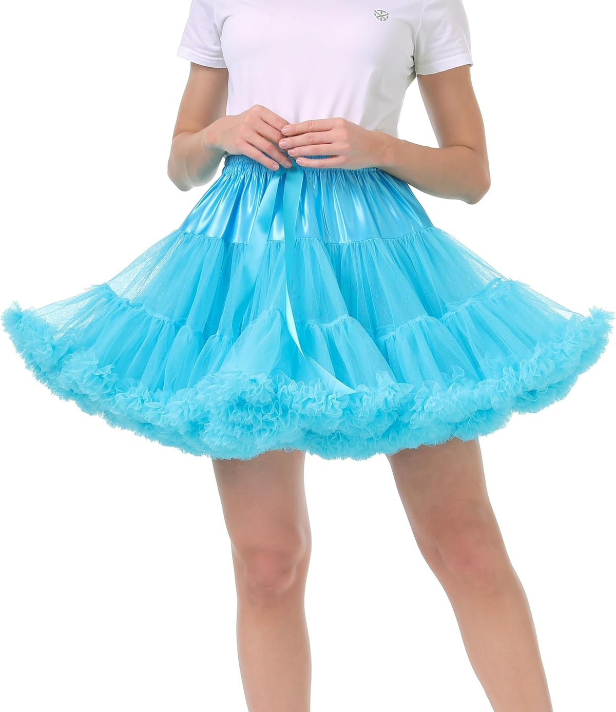 Women's High-Waist Mesh Tulle Petticoat Underskirt — Fluffy Ballet Tutu