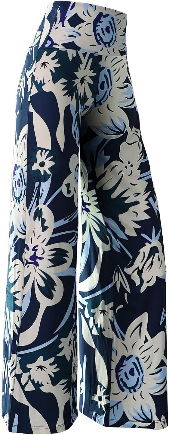 Women's Stretchy Wide Leg Palazzo Lounge Pants Casual Comfy
