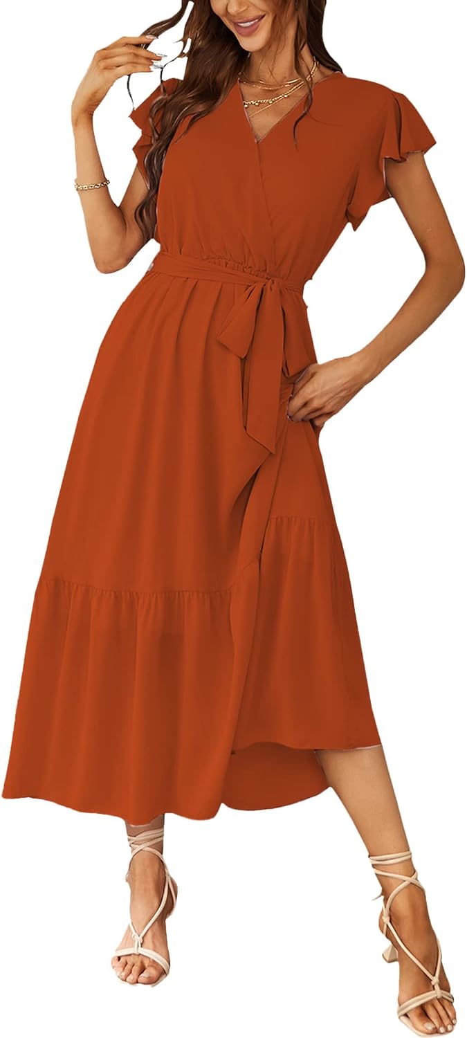 PRETTYGARDEN Women's Summer Floral Boho Maxi Dress