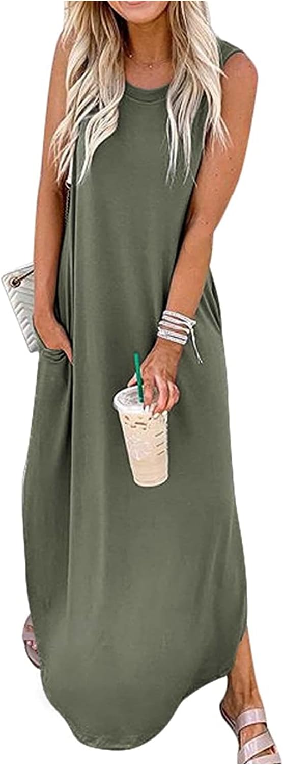 CHUNTIANRAN Maxi Dresses for Women Summer Outfits Boho Beach Long Dresses Casual Sundresses Resort Wear for Women 2026