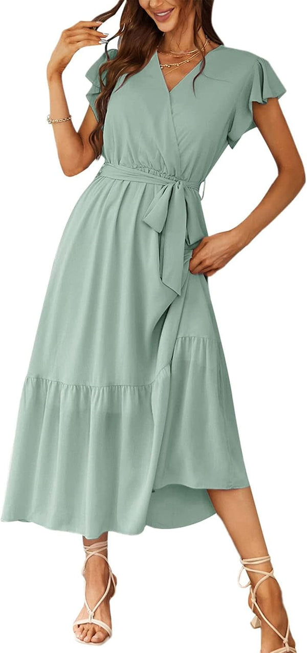 PRETTYGARDEN Women's Summer Floral Boho Maxi Dress