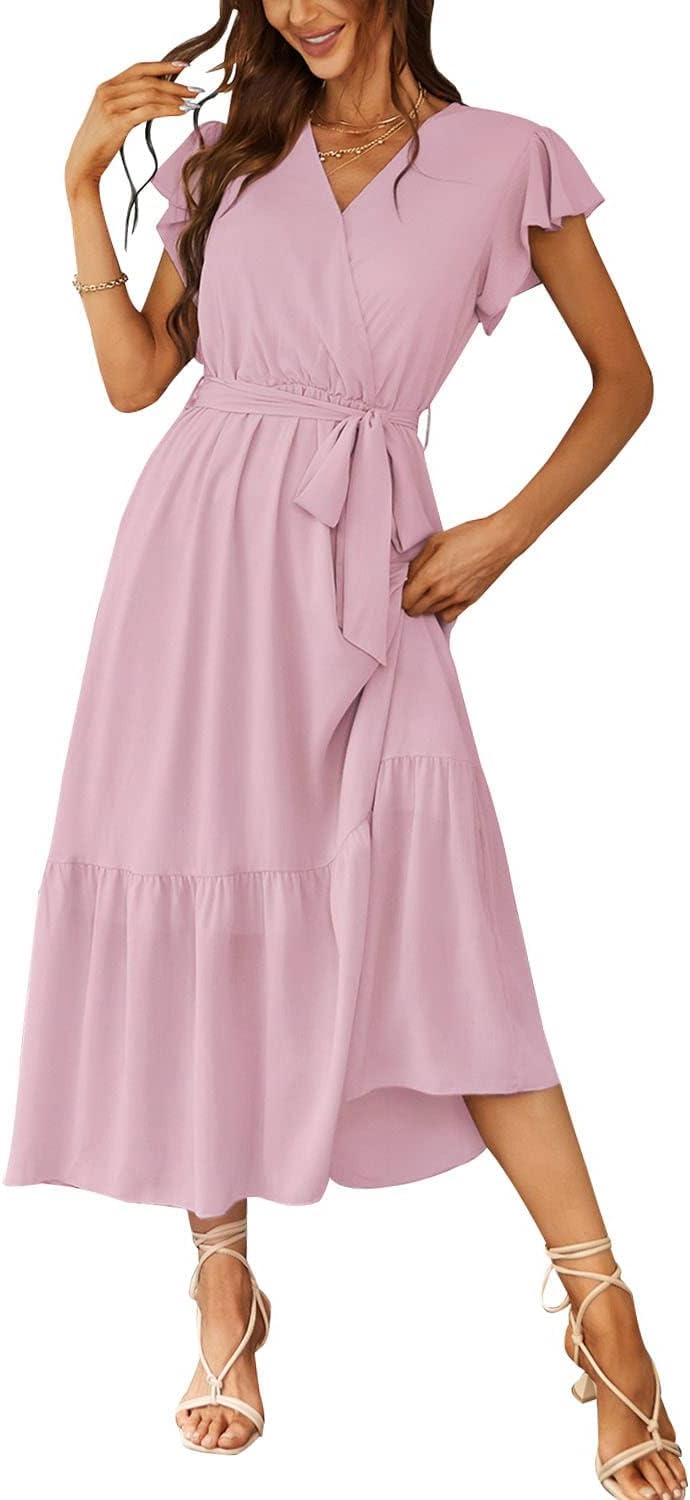 PRETTYGARDEN Women's Summer Floral Boho Maxi Dress