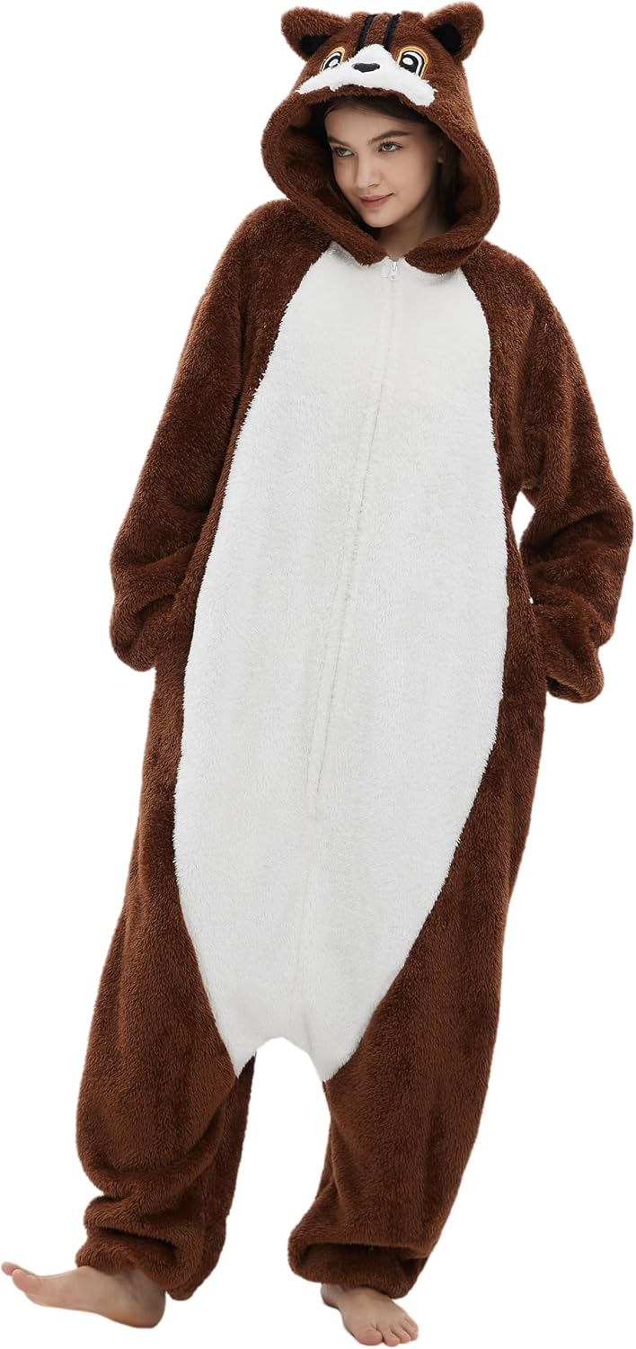SAMGU Adult Onesie Animal Pajamas Halloween Cosplay Costumes Sleepwear Homewear