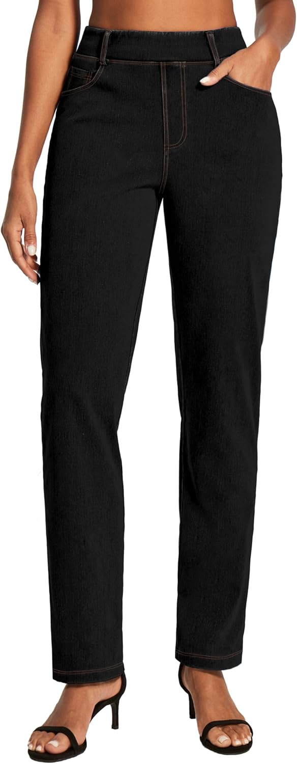 Straight Leg Jeans For Women High Waisted Bootcut Jean Trendy