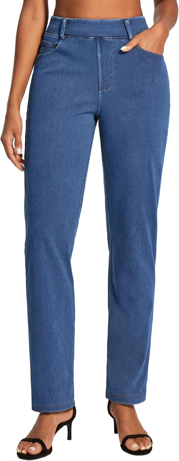 Straight Leg Jeans For Women High Waisted Bootcut Jean Trendy
