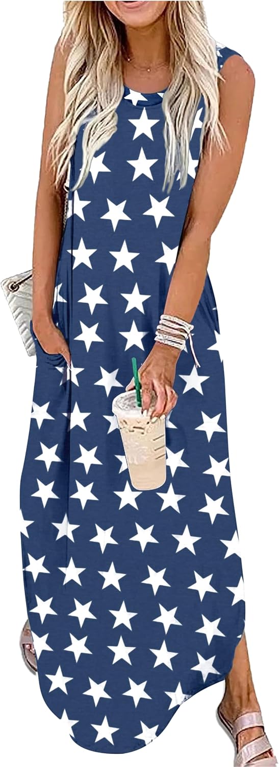 CHUNTIANRAN Maxi Dresses for Women Summer Outfits Boho Beach Long Dresses Casual Sundresses Resort Wear for Women 2026