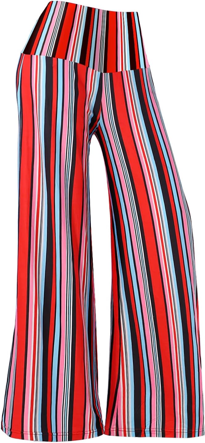 Women's Stretchy Wide Leg Palazzo Lounge Pants Casual Comfy