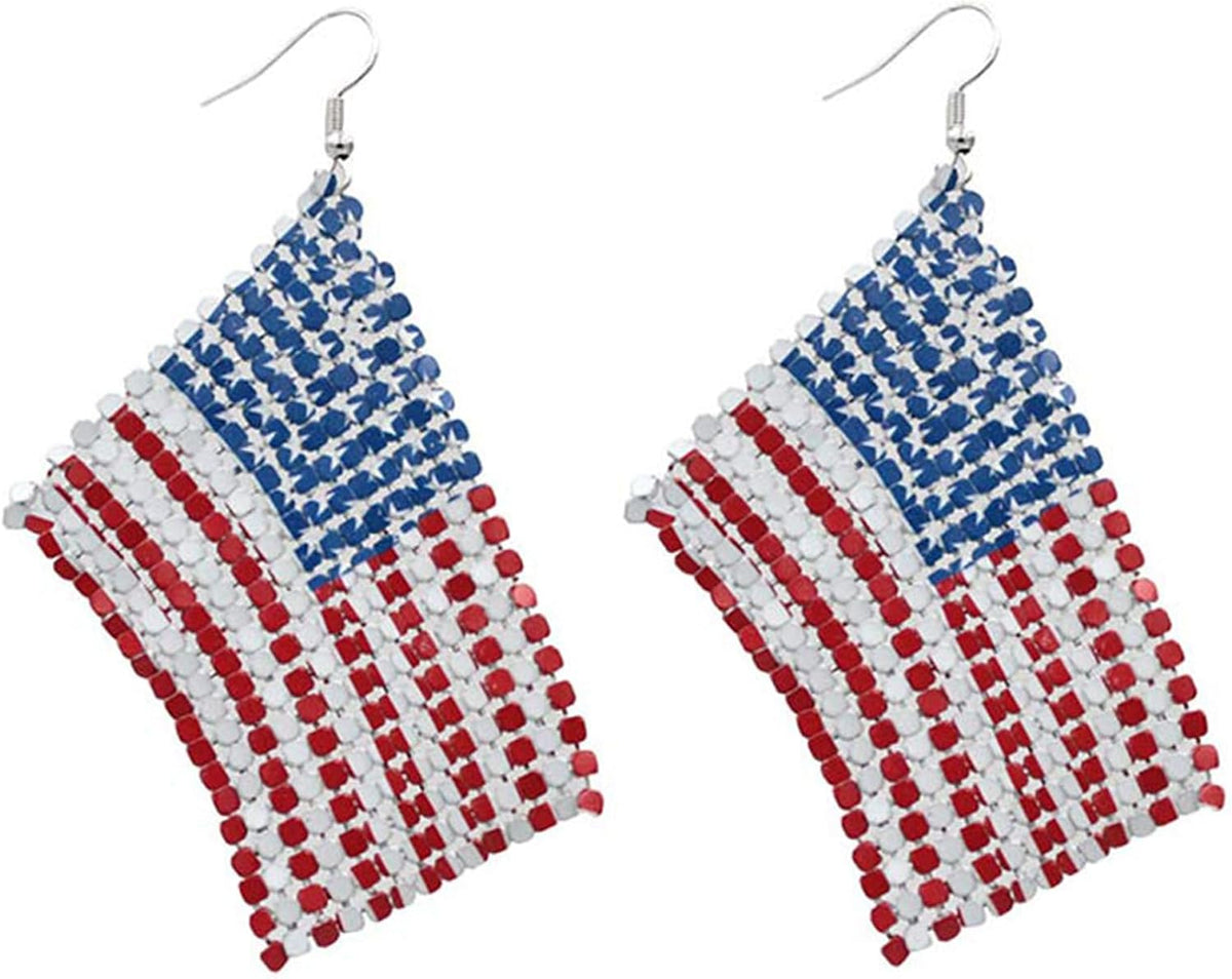 Halloween, Christmas, 4th of July Patriotic Earrings, Holiday Earrings Independence Day Stud Dangle Drop Earrings Hook Fashion Jewelry Gift for Women