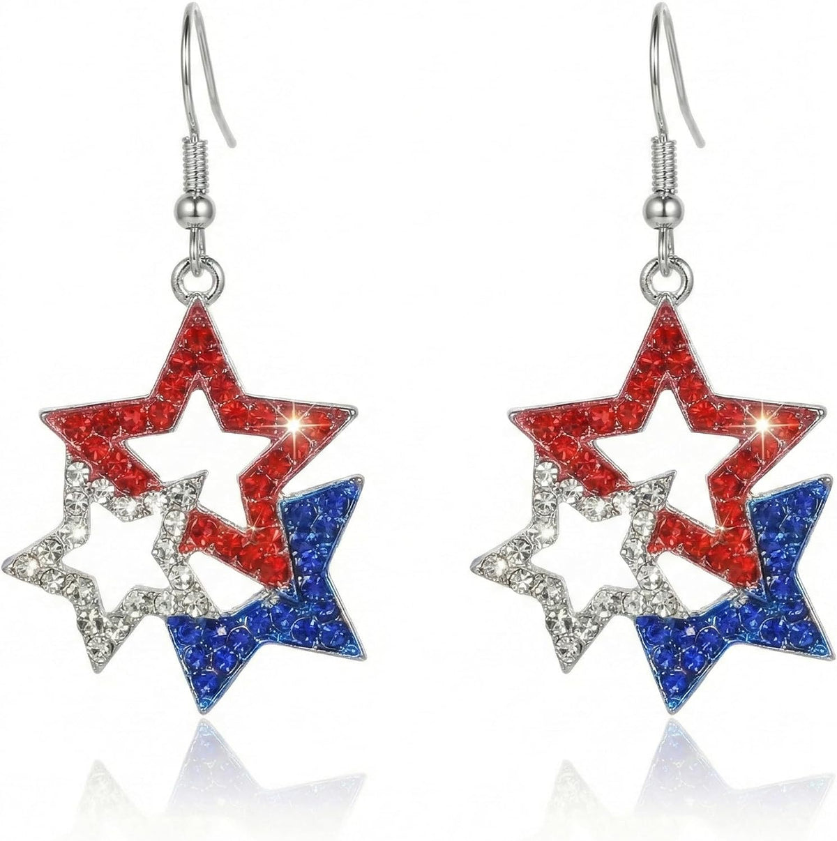 Halloween, Christmas, 4th of July Patriotic Earrings, Holiday Earrings Independence Day Stud Dangle Drop Earrings Hook Fashion Jewelry Gift for Women