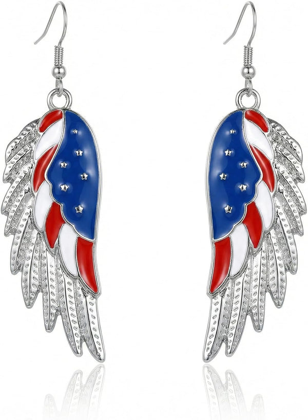 Halloween, Christmas, 4th of July Patriotic Earrings, Holiday Earrings Independence Day Stud Dangle Drop Earrings Hook Fashion Jewelry Gift for Women