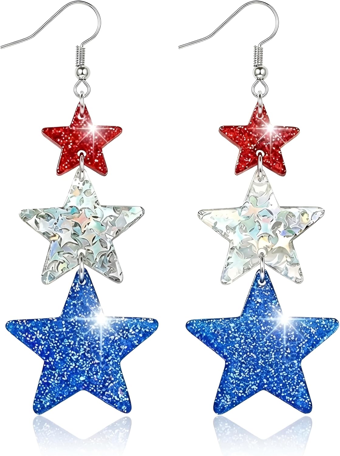 Halloween, Christmas, 4th of July Patriotic Earrings, Holiday Earrings Independence Day Stud Dangle Drop Earrings Hook Fashion Jewelry Gift for Women