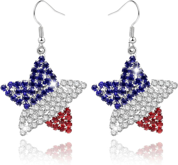 Halloween, Christmas, 4th of July Patriotic Earrings, Holiday Earrings Independence Day Stud Dangle Drop Earrings Hook Fashion Jewelry Gift for Women