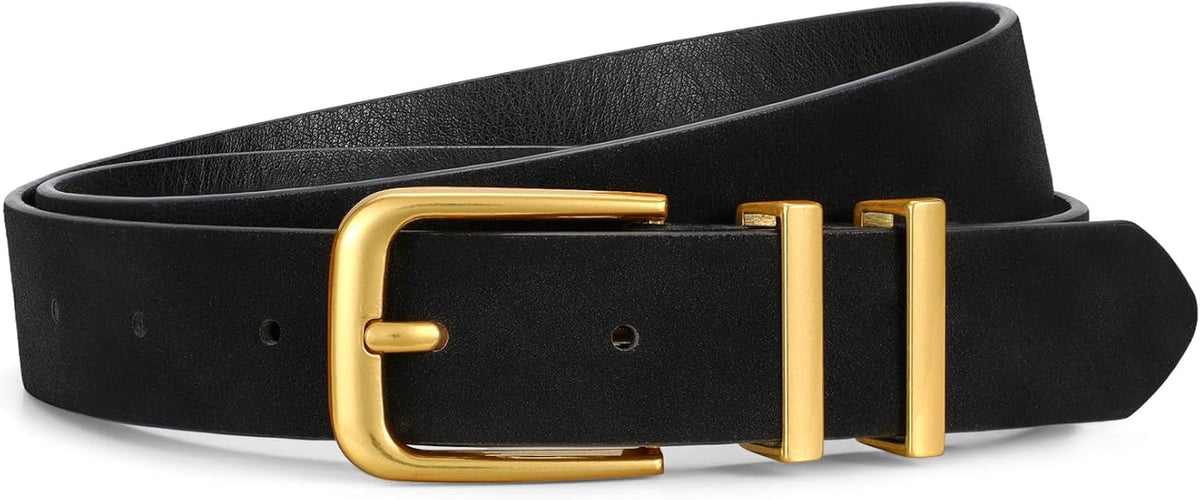 Women's Soft Faux Leather Belt For Jeans Pants Dress Fashion Ladies