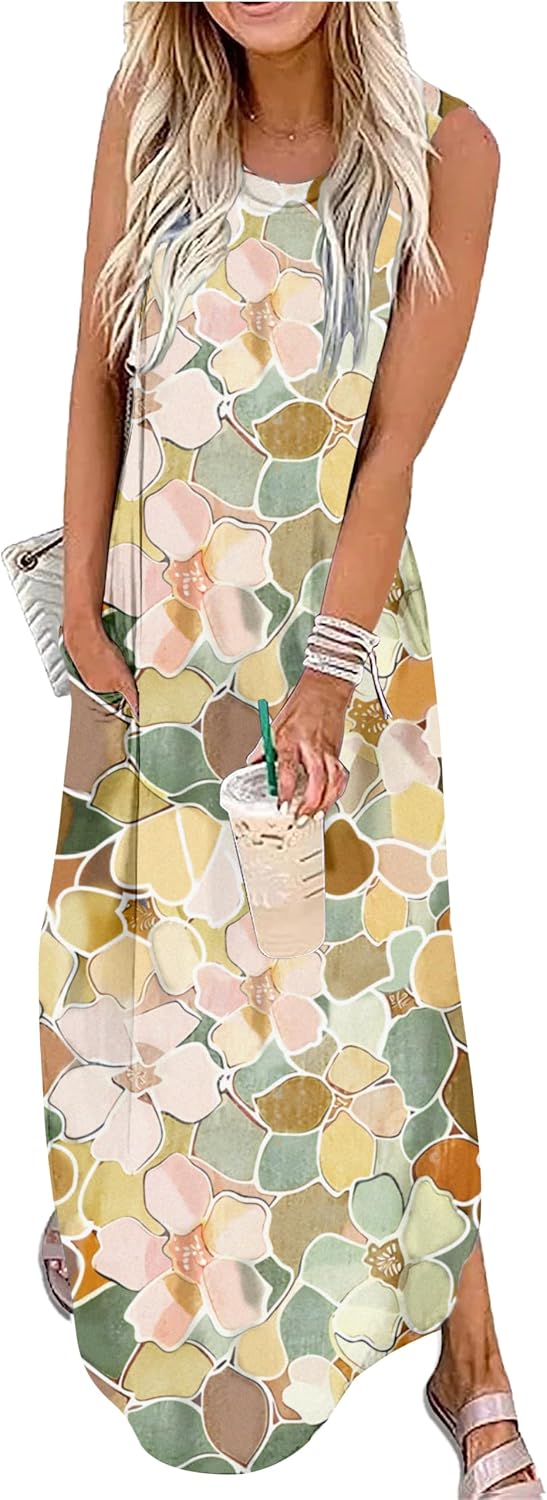 CHUNTIANRAN Maxi Dresses for Women Summer Outfits Boho Beach Long Dresses Casual Sundresses Resort Wear for Women 2026 Secondary image