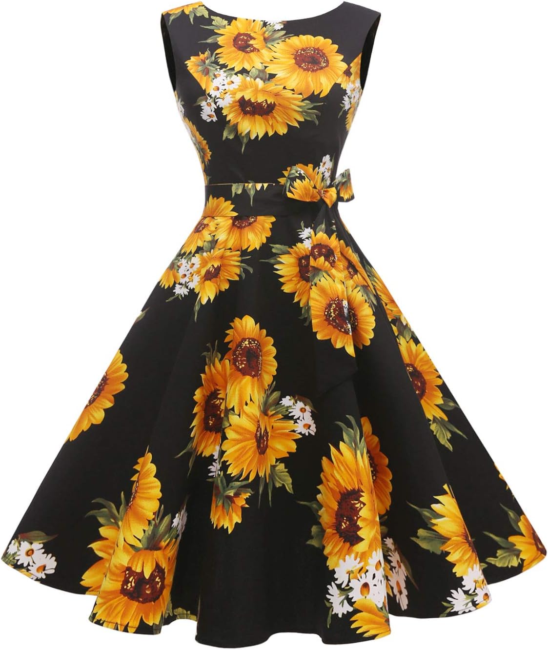 Sleeveless Vintage 1950s Cocktail Dress