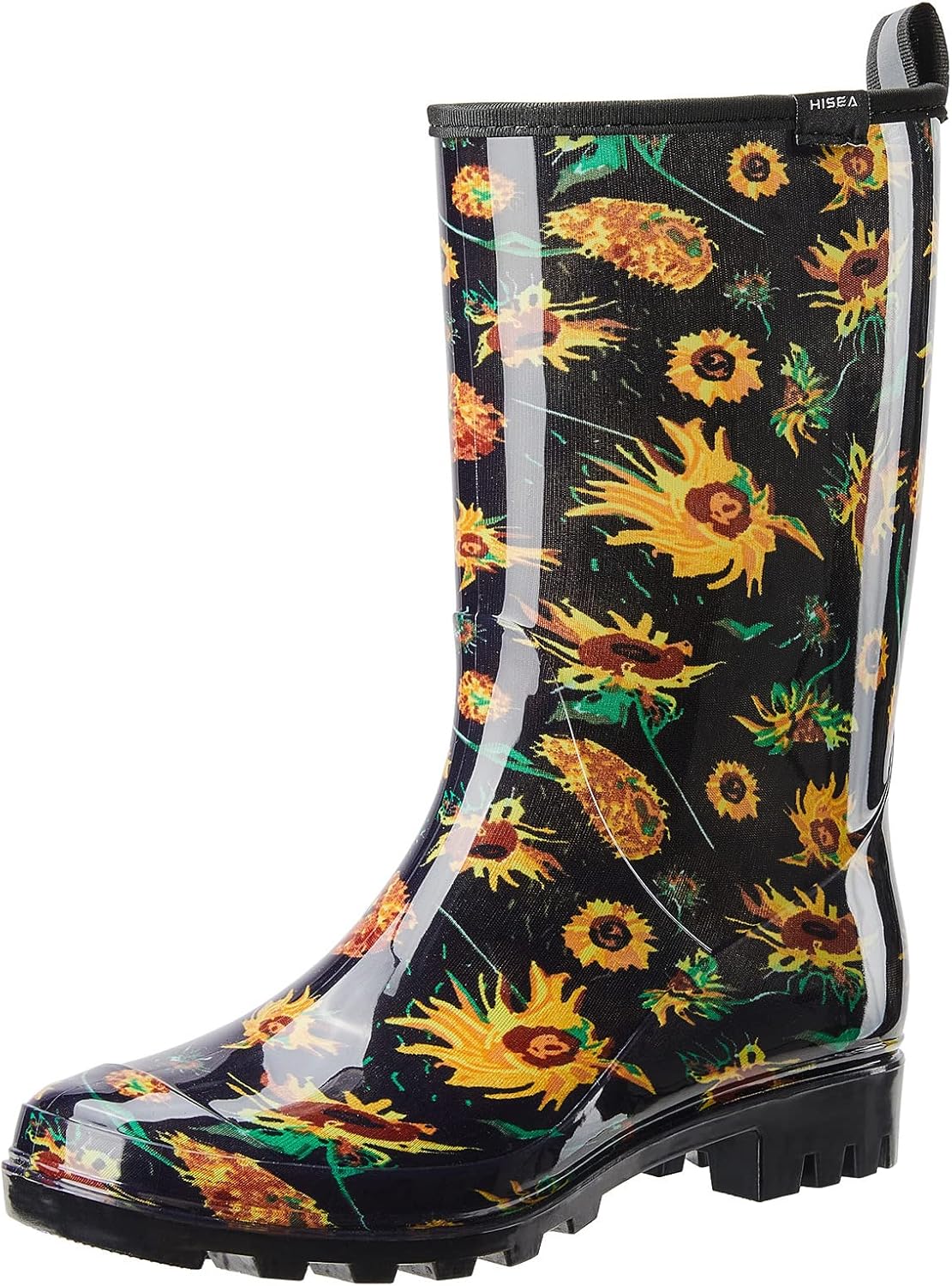 Rain Boots Waterproof Mid Calf Boots For