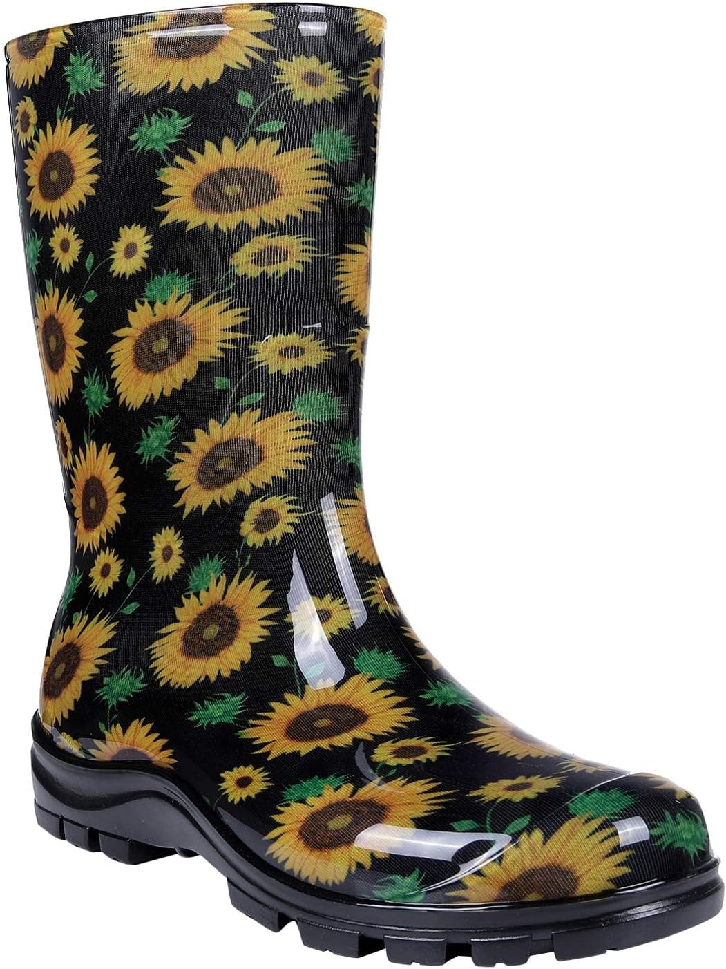 Women's Mid Calf Rain Boots