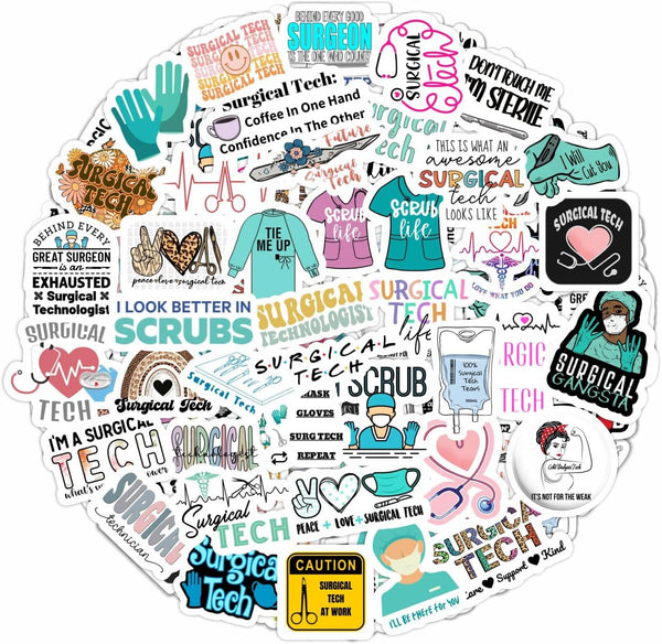 100Pcs Classic Rock Stickers — Rockabilly Guitar & Music Emblems