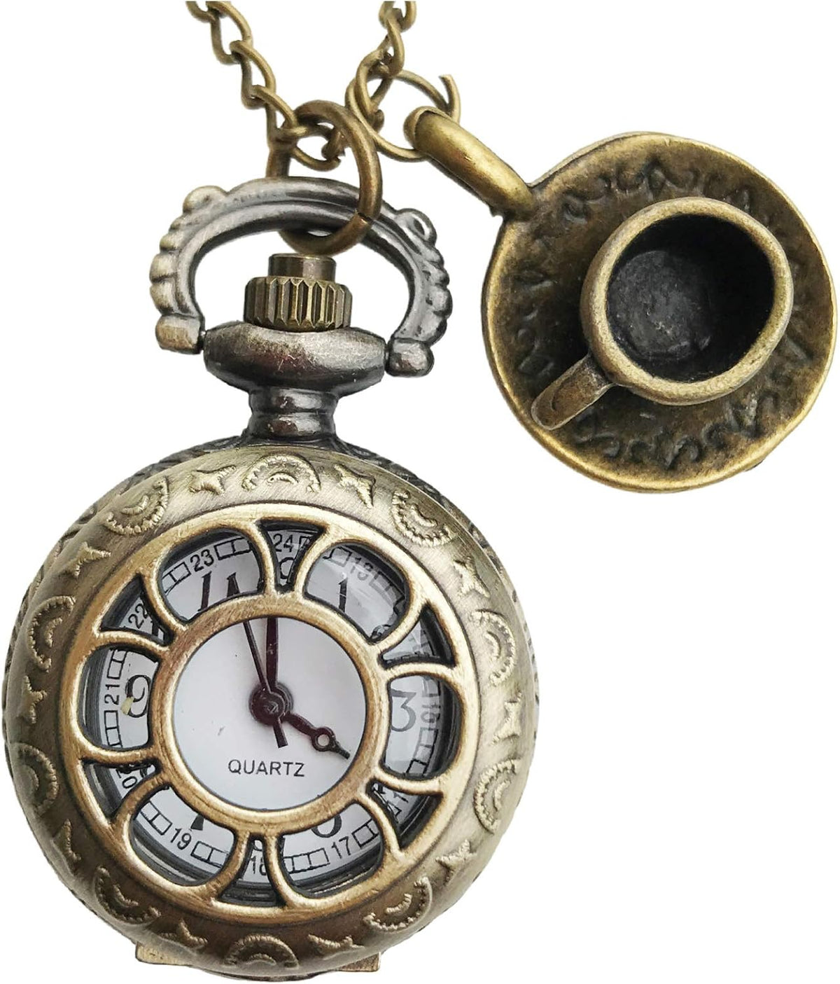 Alice in Wonderland Watch Necklace Jewelry Costume Gothic Lolita Acces